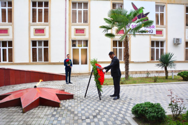 27 Sentyabr – Anım Günündə Ağstafada Şəhidlər Memorial Abidə Kompleksi ziyarət olunub