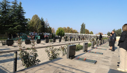 Zəfər Gününün beşinci ildönümü ərəfəsində Ağstafada da şəhidlərimizin xatirəsi dərin ehtiramla yad olunur