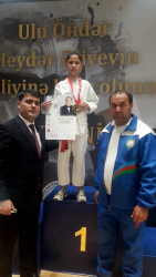 Ağstafalı karateçilər Ulu Öndər Heydər Əliyevin 100 illik yubileyi münasibəti ilə paytaxtımızda təşkil olunan karate turnirində 5 medal qazanıblar