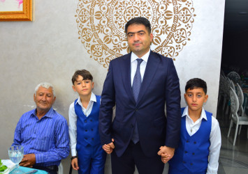 Ağstafalı şəhidimiz Seyfəddin Muradovun oğlunun kiçik toy mərasimi keçirilib