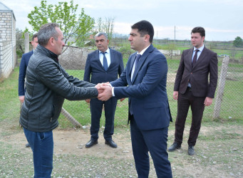 Ağstafanın Xətai kəndindən olan şəhidimiz Elşad Həsənovun ailəsi ziyarət olunub.