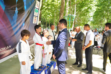 Ağstafada şəhidlərimizin xatirəsinə həsr olunmuş fudokan karate-do idman növü üzrə gənc və yeniyetmələr arasında açıq rayon birinciliyi keçirilib.