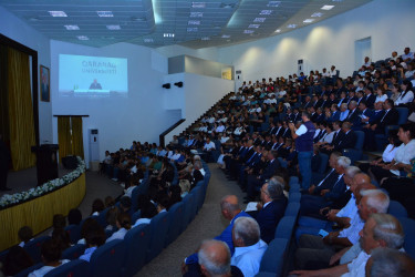 Ağstafada “Şəhərsalma və Memarlıq İli” çərçivəsində "20 sentyabr Dövlət Suverenliyi Günü"nə həsr olunmuş "Suvernenlik-dövlətimizin təməli, memarlıq və gələcəyimizin imzasıdır!" mövzusunda tədbir keçirilib.