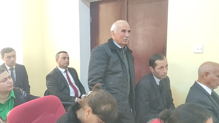 Seymur Orucov Tatlı kəndində növbəti dəfə vətəndaşları dinləyib