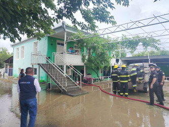 Təbii hadisə ilə bağlı Ağstafa RİH başçısı yanında Fövəqladə Hallar Komissiyasının səyyar iclası keçirilmişdir