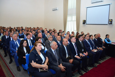 Ağstafada payız-qış mövsümünə hazırlığın vəziyyəti müzakirə olunub