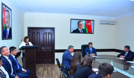 Ağstafada “Heydər Əliyev və dövlət gənclər siyasəti” mövzusunda dəyirmi masa keçirilib