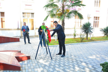 27 Sentyabr – Anım Günündə Ağstafada Şəhidlər Memorial Abidə Kompleksi ziyarət olunub