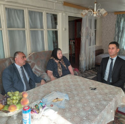 Ağstafada şəhidlərimizin məzarları ziyarət olunub, ailə üzvlərinə baş çəkilib