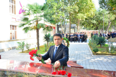 27 Sentyabr – Anım Günündə Ağstafada Şəhidlər Memorial Abidə Kompleksi ziyarət olunub