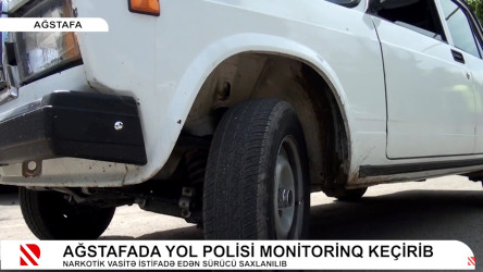 Ağstafada yol polisi monitorinq keçirib