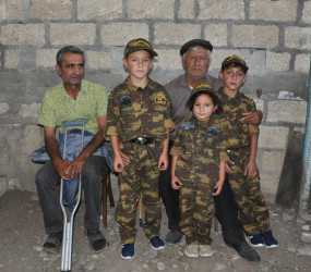 Böyük Kəsik kəndindən olan şəhidimiz, gizir Seyfəddin Mahmud oğlu Muradov izdihamla dəfn olunub