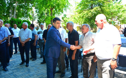 Ağstafada şəhidlərimizin ailə üzvləri ilə növbəti görüş təşkil olunub